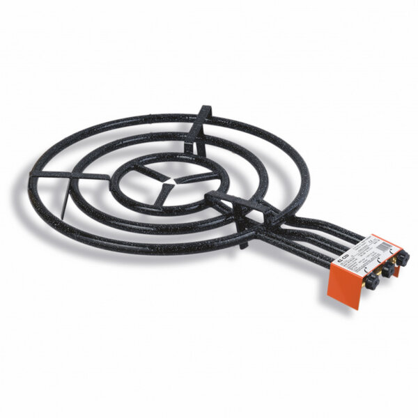 Brûleur emaillé à gaz 2 cercles ø 70 cm - pujadas -  - acier700 140x100mm