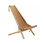 Chilienne scandinave avec repose-pieds aulne