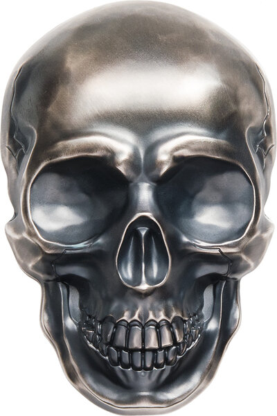Pièce de monnaie en Argent 25 Dollars g 500 Millésime 2017 Skull Series BIG SKULL