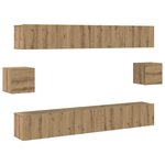 vidaXL Ensemble meuble TV 6 Pièces Artisan ancien 100 x 30 x 30 cm