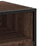 vidaXL Meuble TV chêne marron 270x40x46 cm bois d'ingénierie
