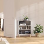 Vidaxl buffet gris béton 57x35x70 cm aggloméré