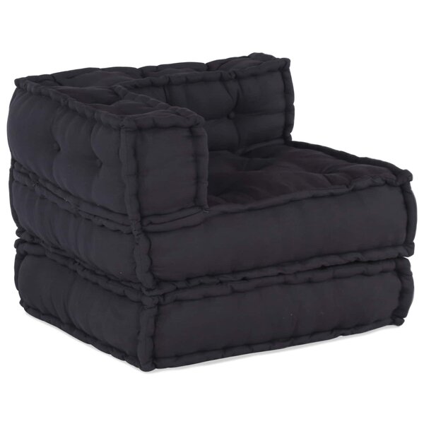 vidaXL Unité de canapé modulaire 4 Pièces Anthracite Tissu