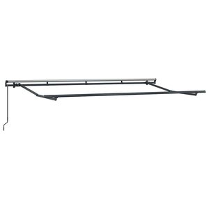 vidaXL Cadre de auvent Anthracite 4 x 2 m Métal
