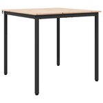 vidaXL Table de salle à manger / Table de repas Naturel