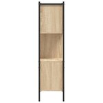 vidaXL Bibliothèque chêne sonoma 72x28x109 cm bois d'ingénierie