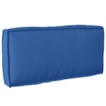 vidaXL Set de coussins de palette 2 Pièces Bleu royal 80 x 80 x 12 cm