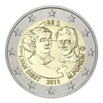 2 euros commémorative Belgique 2011 - Journée internationale des femmes.