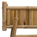 vidaXL Jardinière avec support Naturel 50 x 38 x 74 cm Bambou