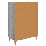 vidaXL Buffet Sonoma gris 66 x 34 5 x 95 cm Bois d'ingénierie