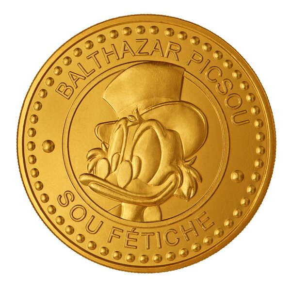 Mini-médaille sou fétiche de picsou