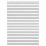 vidaXL Store zèbre gris clair largeur du tissu 150 9 cm polyester