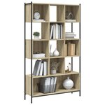 vidaXL Bibliothèque chêne sonoma 102x28x172 cm bois d'ingénierie