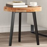 vidaXL Dessus de table rond Ø40x4 cm bois massif d'acacia