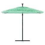 vidaXL Parasol de jardin avec mât en acier vert 269x269x235 cm