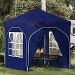 vidaXL Tente de fête pop-up 192 x 192 x 245 cm Bleu