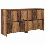 vidaXL Buffets 2 Pièces Bois ancien 70 x 41 x 75 cm Bois d'ingénierie