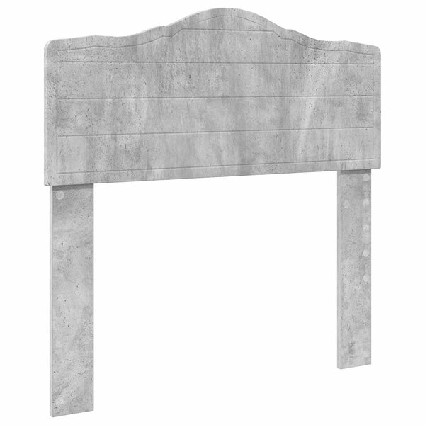 vidaXL Tête de lit Gris béton 100 cm Bois d'ingénierie