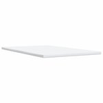 vidaXL Sommier à lattes de lit avec matelas Crème 120x200 cm Tissu