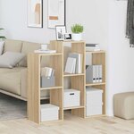 vidaXL Buffet Chêne Sonoma 90 x 30 x 90 cm