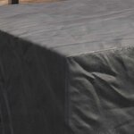 vidaXL Housse pour mobilier d'extérieur Noir 250 x 210 x 90 cm 600D