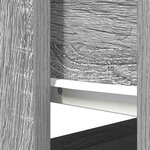 vidaXL Table console avec tiroirs sonoma gris 85 5x38 5x74 5 cm