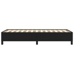 vidaXL Cadre de lit sans matelas noir 90x200 cm similicuir