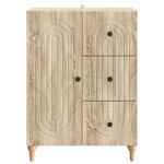 vidaXL Buffet Chêne Sonoma 66 x 34 5 x 90 cm Bois d'ingénierie