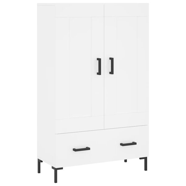 vidaXL Buffet haut blanc 69 5x31x115 cm bois d'ingénierie