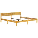 vidaXL Cadre de lit Bois de manguier massif 200 cm