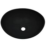 vidaXL Meuble de salle de bain en deux pièces Céramique Blanc