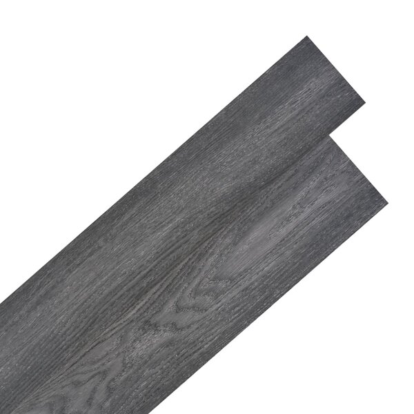 vidaXL Planches de plancher PVC autoadhésif 2 51 m² 2 mm Noir et blanc