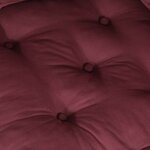vidaXL Pouf modulaire marron 70x70x36 tissu