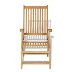 vidaXL Ensemble à manger de jardin 7 Pièces Bois de teck massif