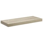 vidaXL Étagère flottante murale chêne 60x23 5x3 8 cm MDF
