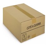 Caisse carton brune simple cannelure raja 35x27x14 cm (lot de 25)