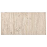 vidaXL Dalles de plancher autoadhésives 55Pièces PVC 5 11 m² marron clair