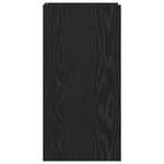 vidaXL Support de Plante Chêne noir 30 x 30 x 60 cm Bois d'ingénierie