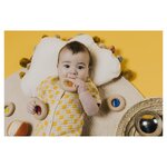 Donut sensoriel en bois Rose paillettes