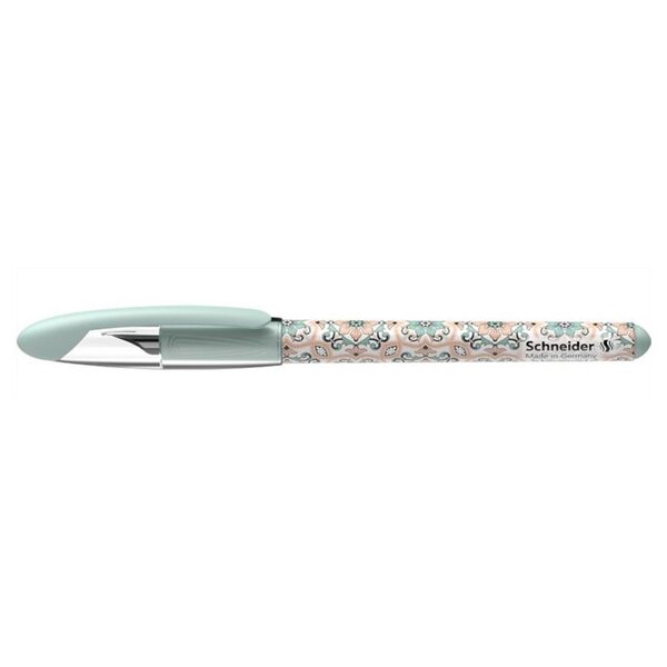 Stylo à plume voyage pointe moyenne turquoise schneider