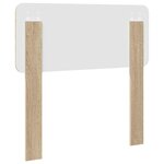 vidaXL Tête de lit Chêne Sonoma 80 cm Bois d'ingénierie
