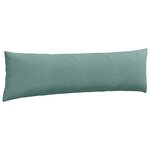 vidaXL Coussins de canapé 2 Pièces Vert Mer 145 x 40 cm