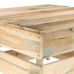 vidaXL Tables palette de jardin 2 Pièces Bois de pin imprégné