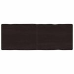 vidaXL Dessus de table bois massif traité bordure assortie