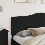 vidaXL Tête de lit Chêne noir 200 cm Bois d'ingénierie