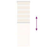 vidaXL Store zèbre beige marbré largeur du tissu 35 9 cm polyester