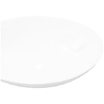 vidaXL Lavabo en forme ovale Céramique 40 x 33 cm Blanc