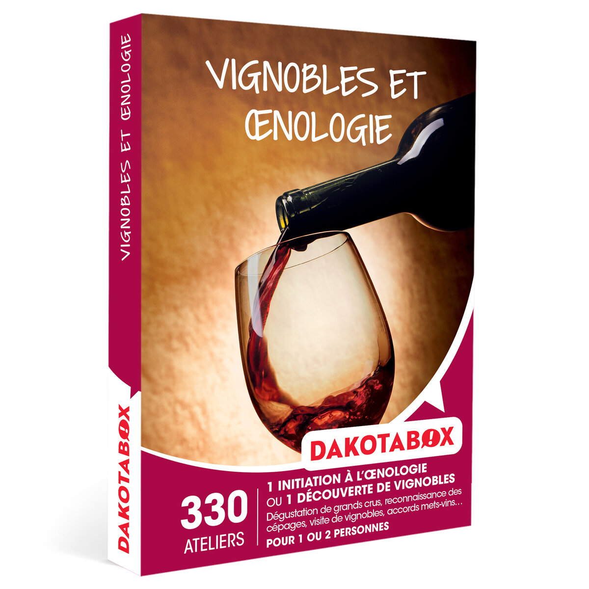 INITIATION dégustation oenologie Paris - 2 personnes + 1 coffret 2  bouteilles de vin