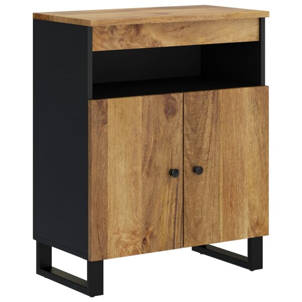vidaXL Buffet avec 2 portes 60x33x75 cm bois massif de manguier
