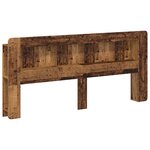 vidaXL Cabinet de Tête de Lit Bois ancien Bois d’ingénierie